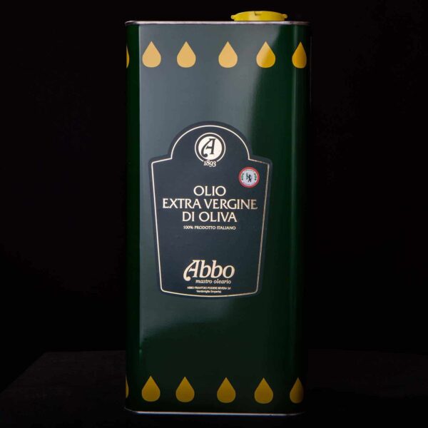 Olio extravergine di oliva high standard 100% italiano Abbo