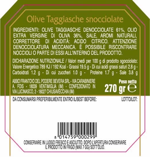Paté di olive nere taggiasche Abbo