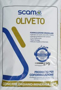 Sacco di concime SCAM Vigor Top 60 per oliveti