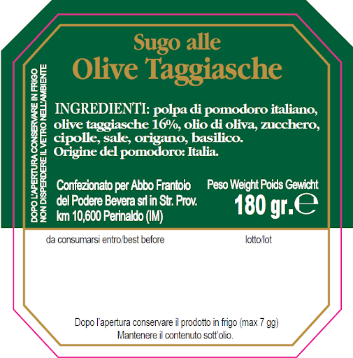 etichetta olive taggiasche selezione Abbo_retro